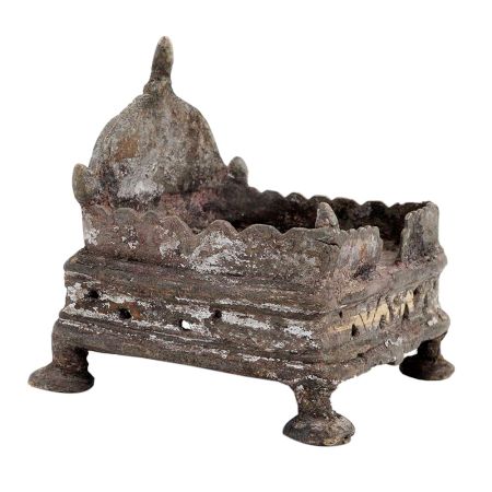 Old Used Brass Krishna Bed Temple Decoration