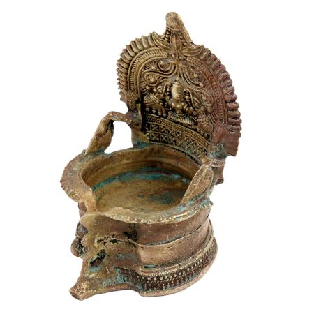 Brass Heritage Laxmi Oil Lamp Deepam