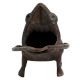 Brass Frog Open Mouth Ashtray