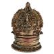 Religious Goddess Lakshmi Brass Oil Lamp