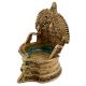 Authentic Brass Lakshmi oil Lamp Gajalakshmi Vilakku Diya