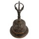 Buddhism Brass Meditation Dorje Vajra Handheld Bell