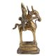 Tribal Brass Indian Warrior god Riding A Horse Statue