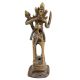 Tribal Brass Indian Warrior god Riding A Horse Statue