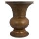Brass Urn Shape Pot Spiral Engraved Design Vase