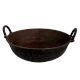 Primitive Brass Kadai With Two Handles