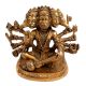 Brass Panch Mukhi Hanuman Statue Hindu Worship Statue