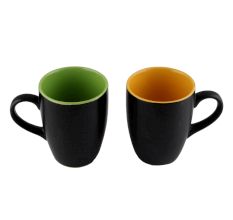 Decorative Handcraft Ceramic Coffee Mug in Set Of 2