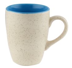 Designer Handcraft Ceramic Coffee Mug In White & Blue