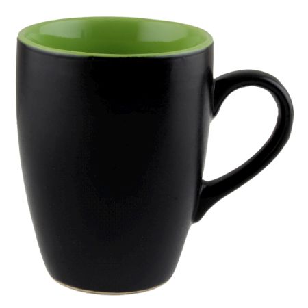 Handcraft Decorative Ceramic Black & Green Coffee Mug