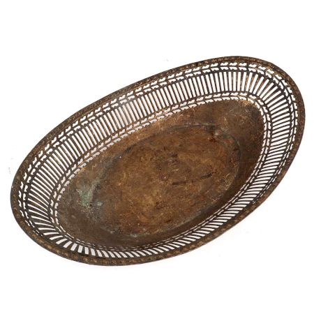 Brass Wired Bread Basket Home Decoration