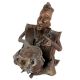 Nigeria Africa Musician Statue Playing Drum