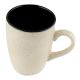 Designer Handcraft Ceramic Coffee Mug In White & Black