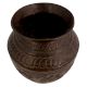 Brass Holy Water Pot Carved With God And Goddess And Traditional Design