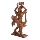 Brass Dancing Lady With Dumroo Home Decoration Statue