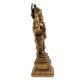 Brass Statue Of Lord Vishnu Standing Narayan Holding Club