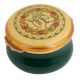 Thank you Green white Floral Painted Porcelain Box