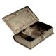 Floral Design Multi Storage Box In White Metal
