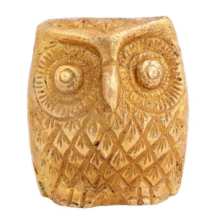 Brass Owl Shaped Paper Weight