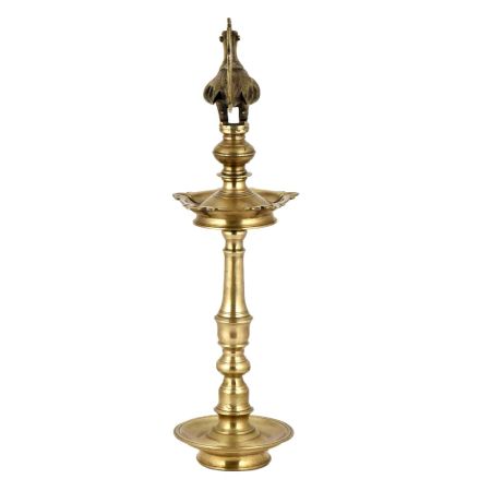 Brass Peacock Design Diya Oil Lamp