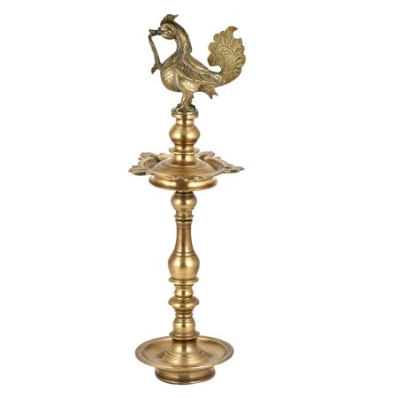 Hindu Peacock Diya Oil Lamp Diwali Decoration