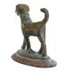 Brass Wild Dog With Short Tail For Home Decoration