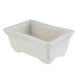 Rectangular White Planter Pot With Small White Dots