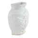 White Ceramic Planter Pot Witih Small Black Dots