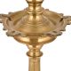 Brass Peacock Oil Diya Inauguration Lamp for Temples