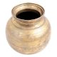 Brass Holy Pot With Needle Work Engraved God Design