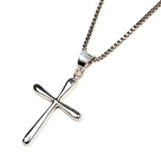 Holy Cross 92.5 Sterling Silver Pendant