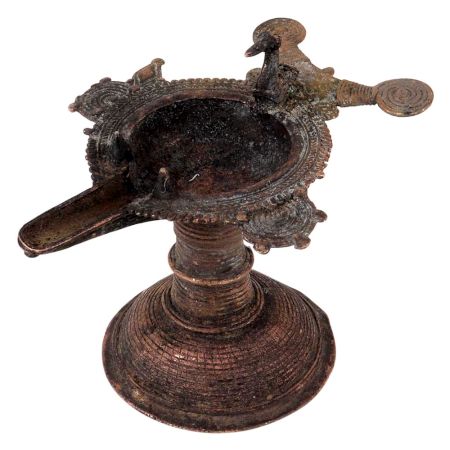 Brass Statue Nandi Oil Lamp (Diya)