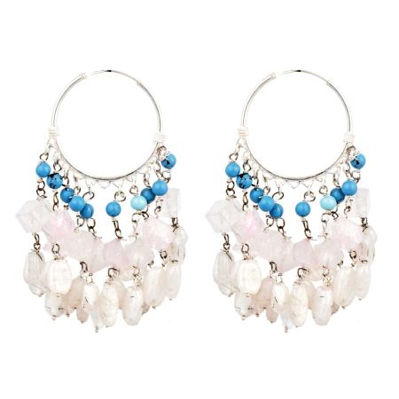 Ethnic Stylish Trendy Sterling Silver Chandelier Earring
