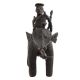 Hand Made Brass Tribal Man  Elephant Figurine