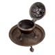 Brass Jali design Dome Incense Holder With Base Plate