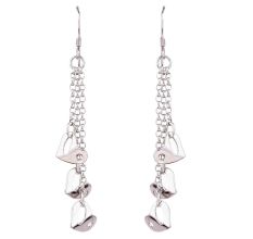 Raining Hearts Charms 92.65 Sterling Silver Dangle Earrings