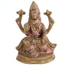 Brass Religious Idol Goddess Laxmi Statue