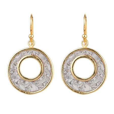 92.5 Sterling Silver Circle Earrings Pave Snakeskin Drop Earrings