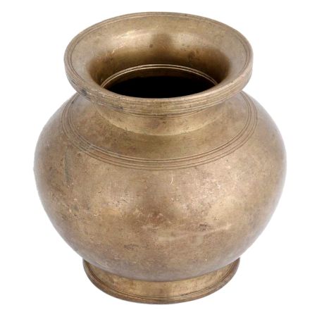 Hindu Ritual Brass Water Storage Pot