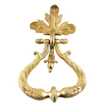 Engraved Drop Ring Drawer Pulls Knob Handle