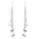 Raining Hearts Charms 92.55 Sterling Silver Dangle Earrings