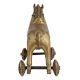 Brass Horse Temple Toy On Wheels