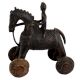 Brass Rider On Horse Temple Toy Home Decoration