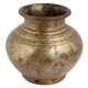 Brass Worship Pot Carved Design On Neck