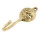 Brass Devil Head Engraved Single Wall Hook