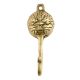 Brass Devil Head Engraved Single Wall Hook