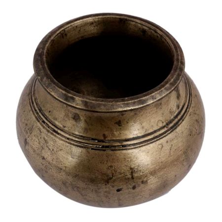 Handmade Tamil Nadu Brass Round Water Pot