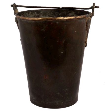 Brass Golden  Water bucket With Swing Handle
