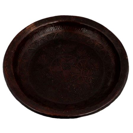 Decorative Copper Plate Kashmri Design Wall Hanging