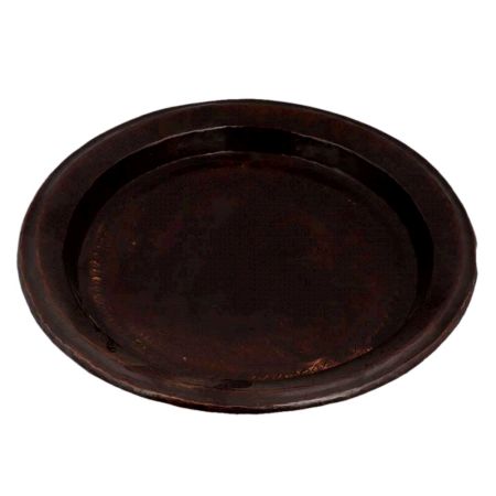 Old Hand Hammered Copper Plate For Home Decoration